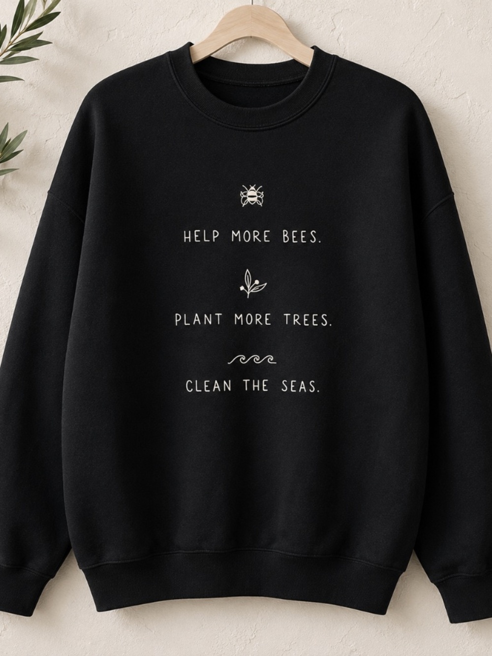 Black Crewneck Sweater